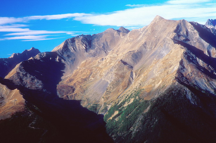 Tête d'Amont - Début d'automne dans la Combe de Narreyroux - Pointe de l'Aiglière (3308 m)