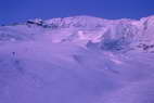 Ski en crins - Pente du versant nord