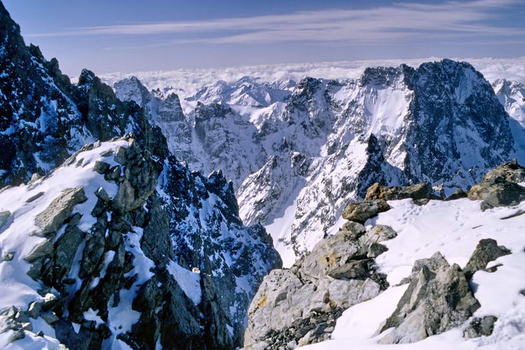 Ski en crins - Dme de Neige (4015 m) - L'Ailefroide (3954 m)